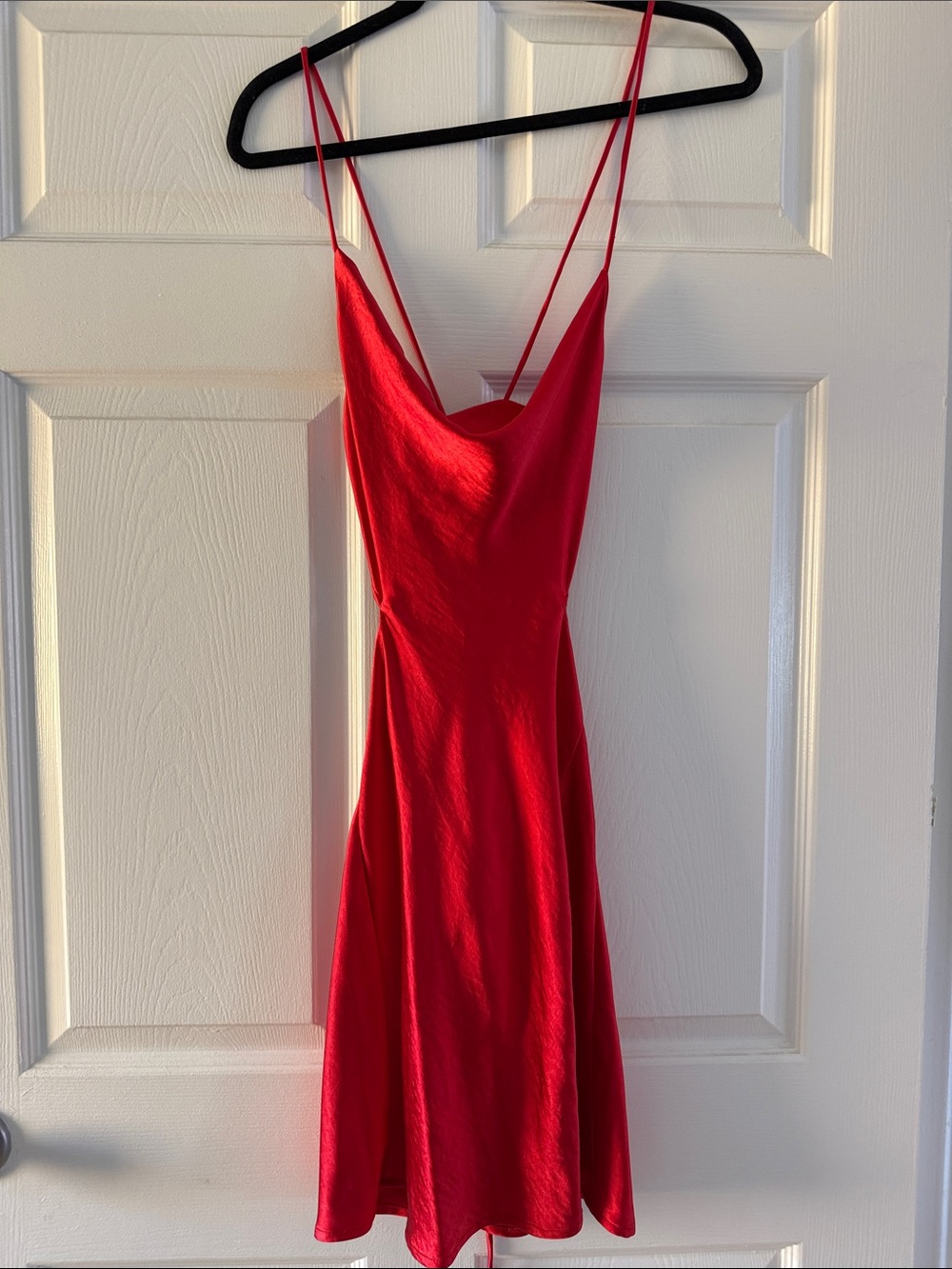 Princess Polly Red Double Strap Mini Slip Dress